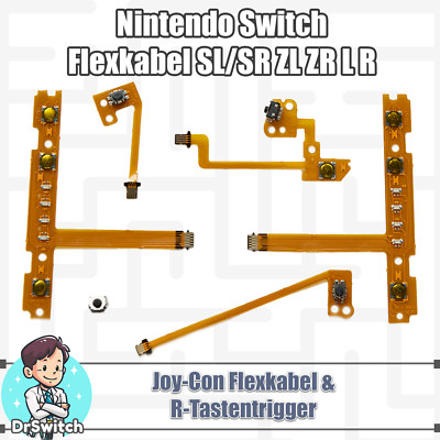 Switch JoyCon Flex-Kabel & R-Trigger - SL|SR|ZL|ZR|L|R - Links Rechts Controller