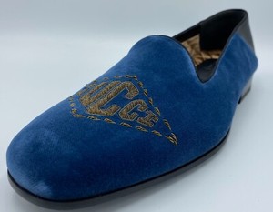 blue velvet gucci shoes