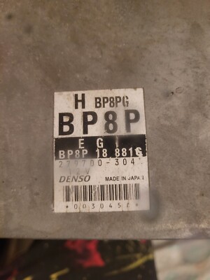 MAZDA MIATA ECU COMPUTER CONTROL BOX BP8P 18 881D OEM MX5 6-SPEED 05 MAZDASPEED
