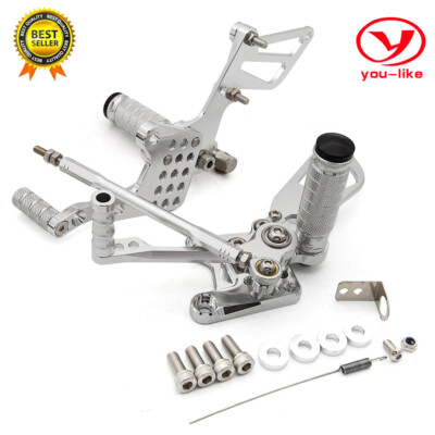 For SUZUKI GSX600 GSXR1000 FXCNC CNC Rearset Pegs 00 01 2002 2003 2004  GP Shift