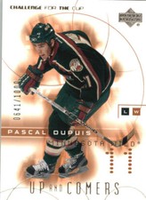 2001-02 UD Challenge for the Cup #110 Pascal Dupuis RC #/1000 AG2981