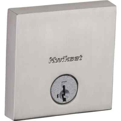 Kwikset® Downtown Low Profile Single Cylinder Deadbolt 258SQT