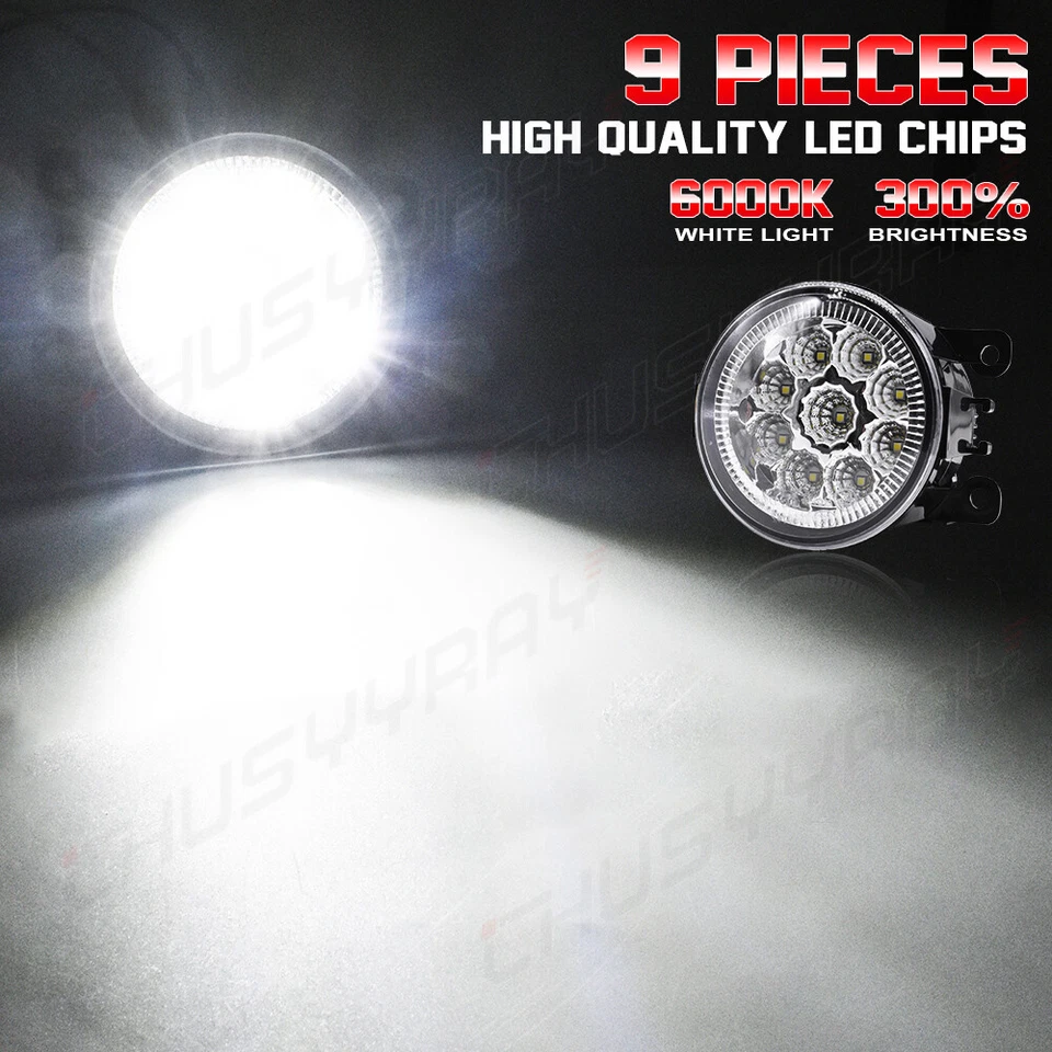 Faro antiniebla delantero LED para Nissan Xterra 2004-2012 2013 2014 2015 faros de repuesto Foto 4 de 4