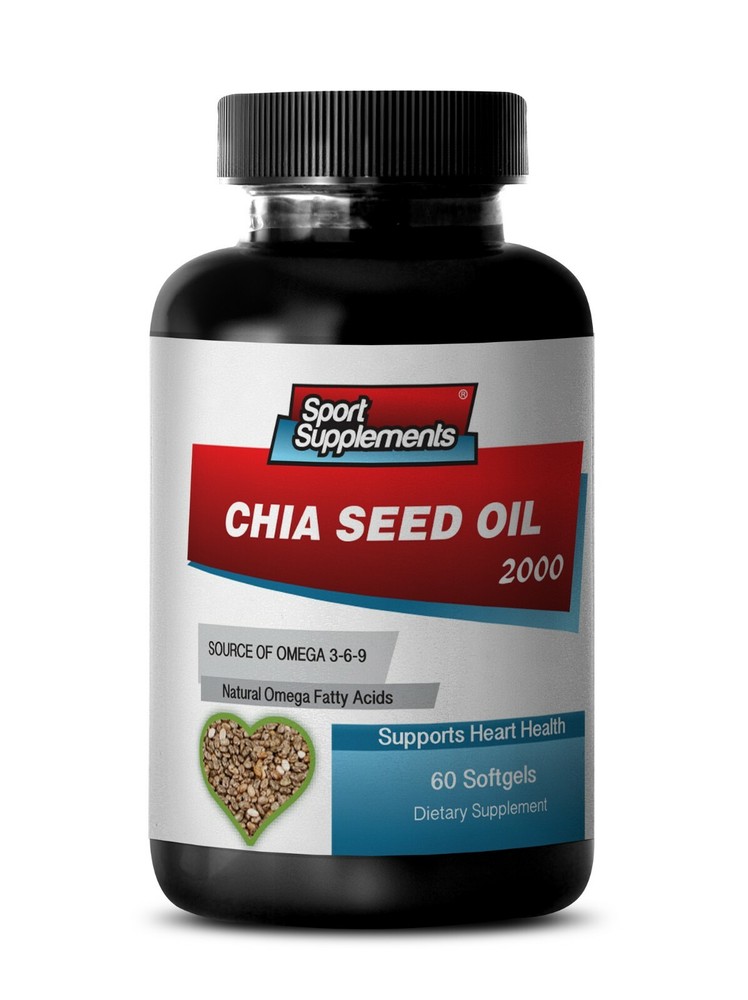 antioxidant chia seeds - CHIA SEED OIL 2000MG - cholesterol control 1B