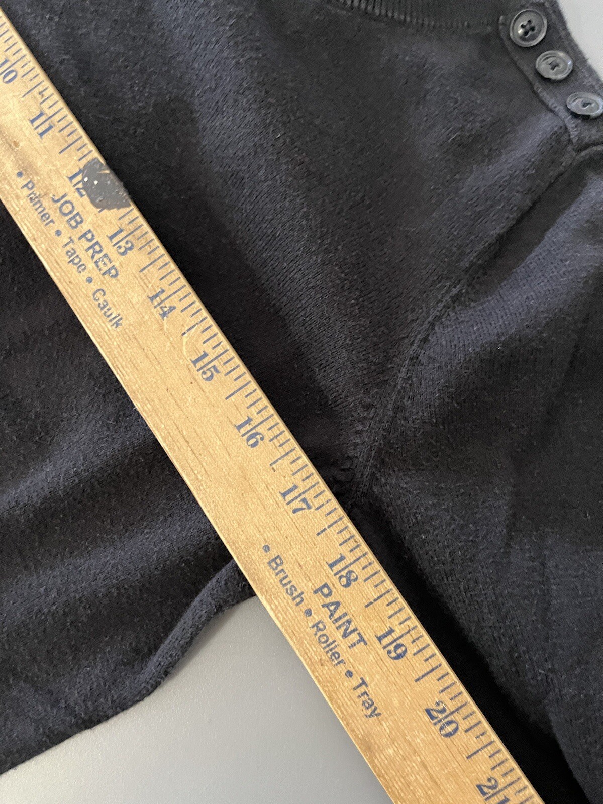 Loft Solid Black Shoulder Button Sweater Womens S… - image 5