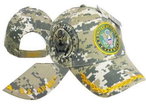 US Army Official Licensed Baseball Cap - Digital Camo Design - Adjustable Military Hat For Veterans, Active Duty & Supporters