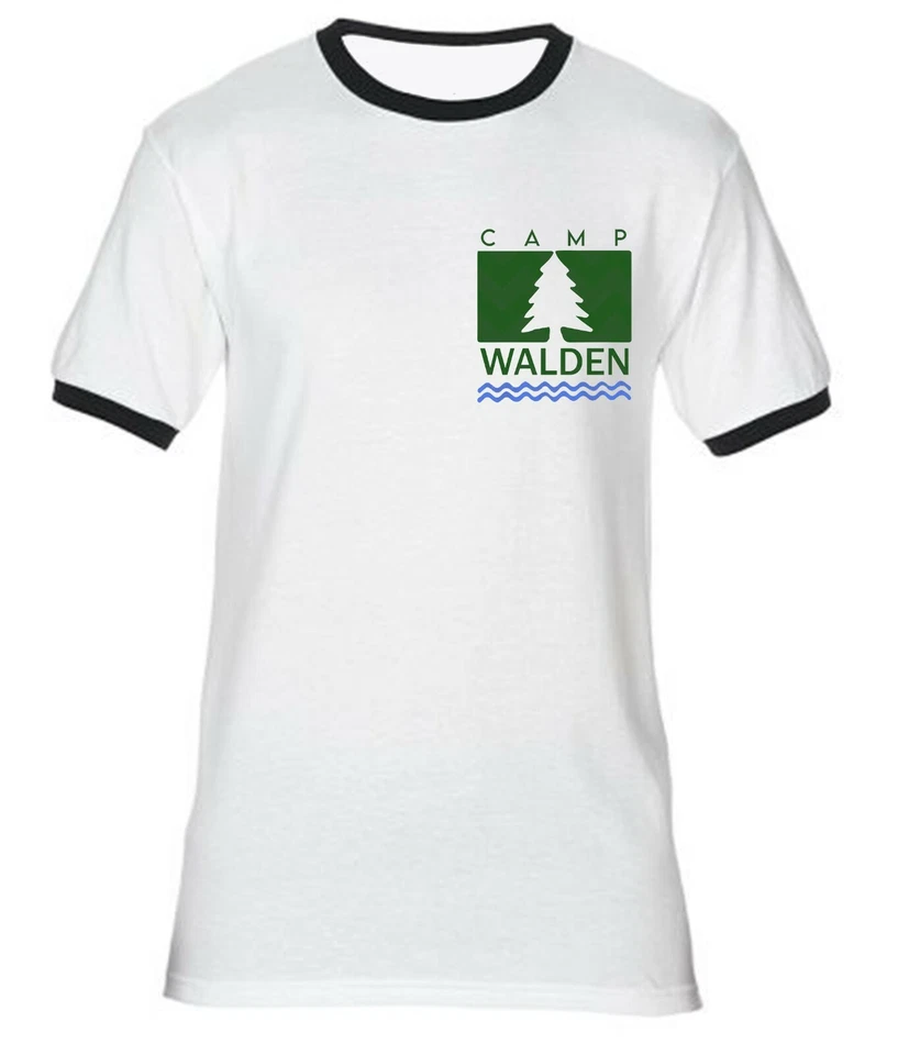 Camiseta Camp Walden Camisa de Camping al Aire Libre Disfraz de Halloween Camisa de Campamento de Verano Foto 2 de 4