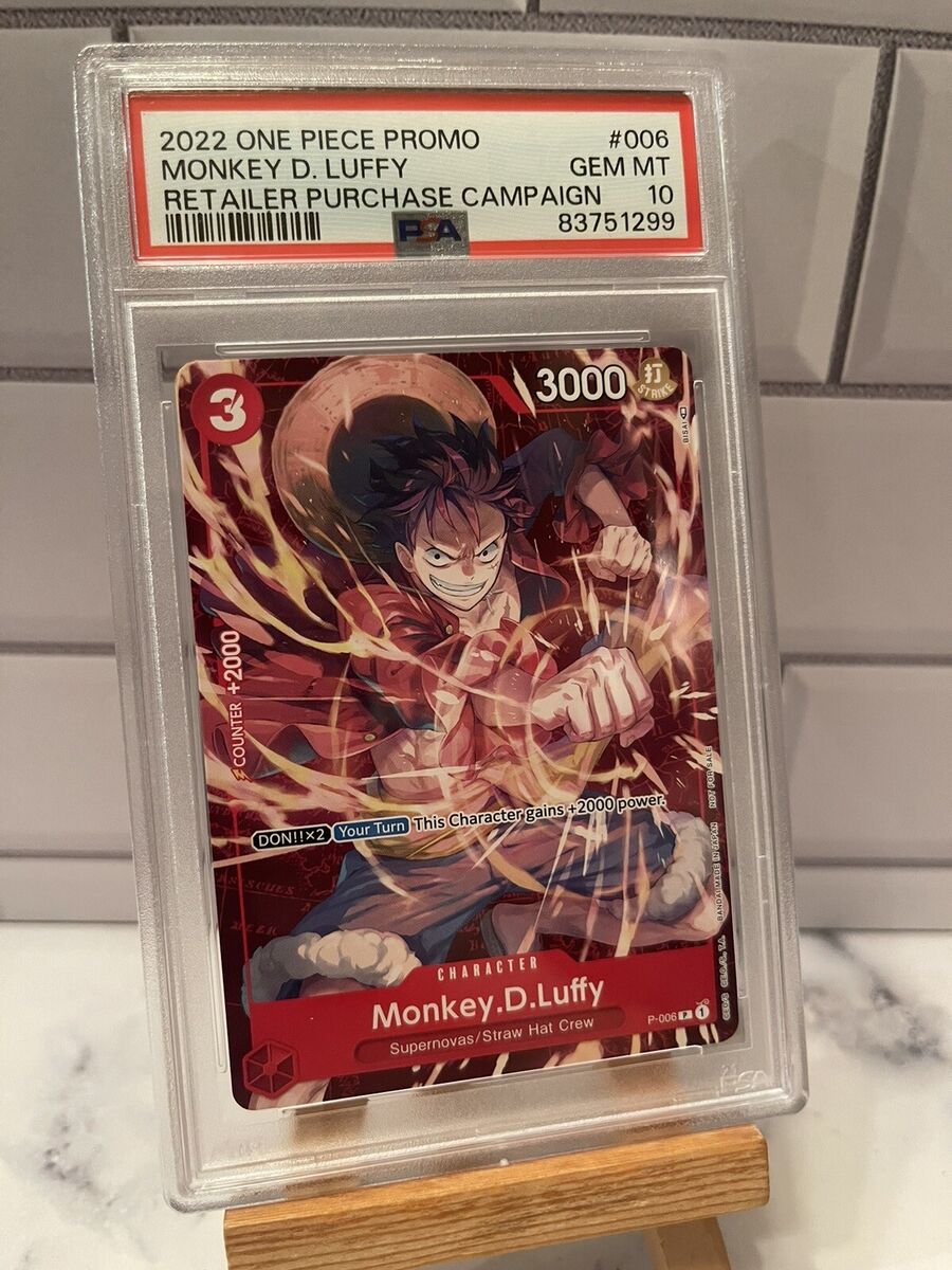 PSA 10 One Piece English Card - Monkey D Luffy P-006 | eBay PSA 10 One Piece English Card - Monkey D Luffy P-006 | eBay