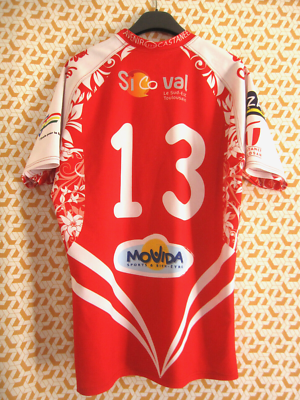 Maillot De Rugby Avenir Castanéen – Porté – N°13 – Club Français – Taille L