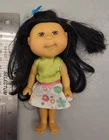 Mattel VTG Cabbage Patch Kids Mini Doll Vinyl Body 2006 Green Flower Dress