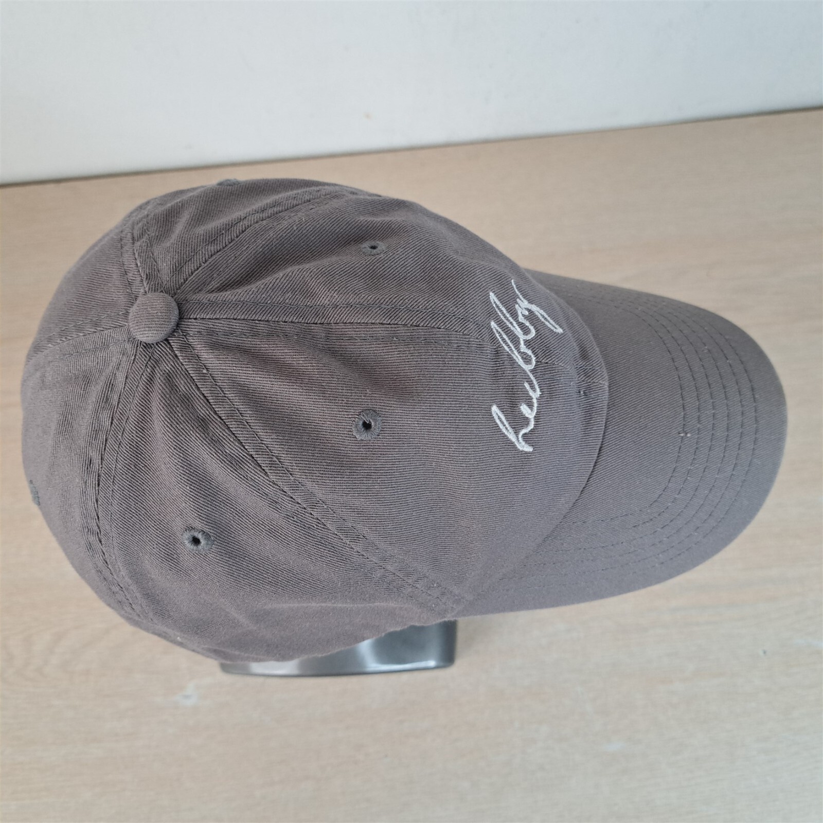 HUBBY SCRIPT SPELL ADJUSTABLE STRAPBACK BASEBALL … - image 11