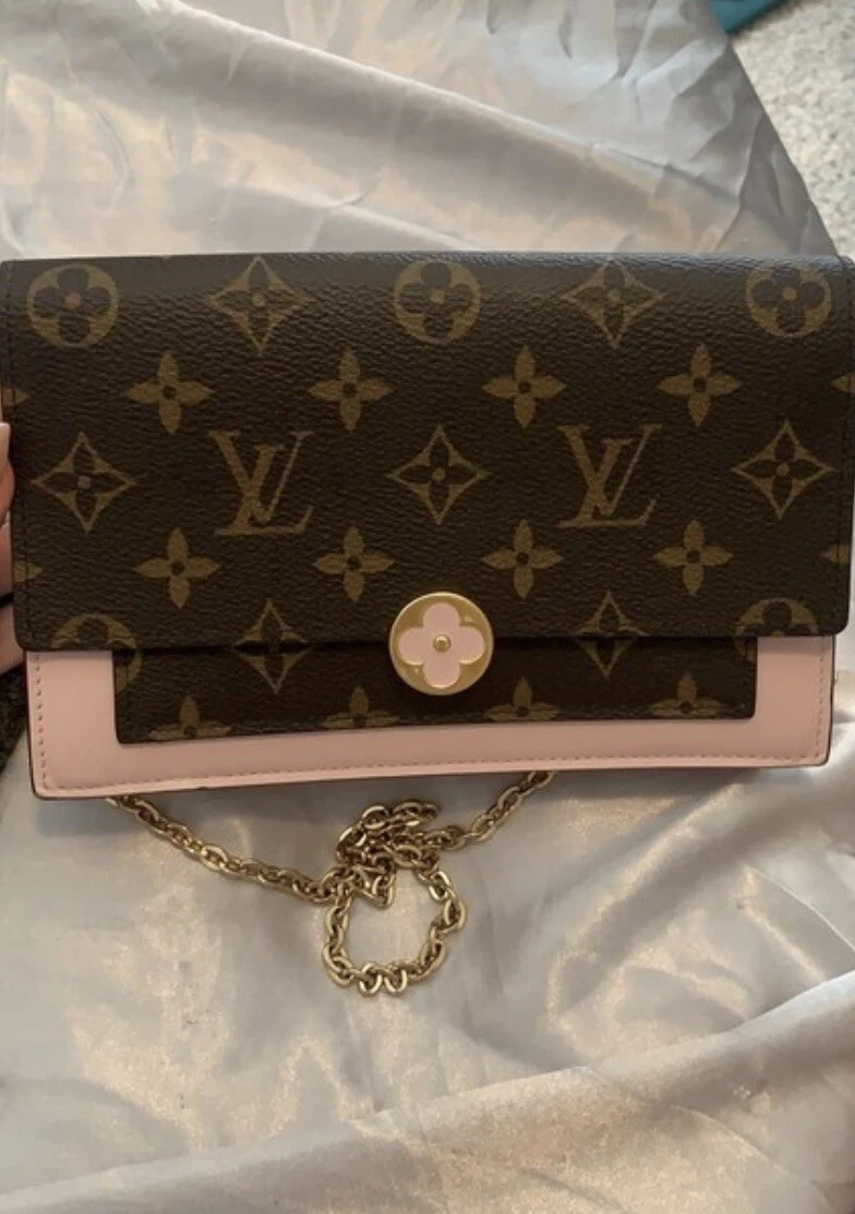 Pro LV Crossbody Purse w/ Gold Chain - Fleurty Girl