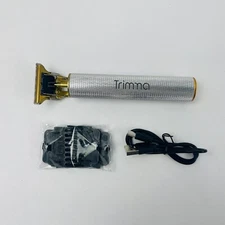 Trimma Cordless Beard Clipper Portable Shaving Tools Beauty Tools for Men Silver