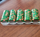 Lot 100 NEW90s CERROMAR BEACH CB $25ab COIN Casino chip DORADO Puerto Rico poker — photo 2