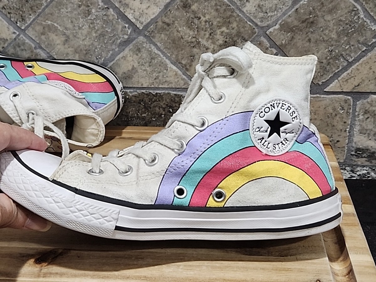 Converse All Star Chuck Taylor 663994C Rainbow Unicorn Shoe