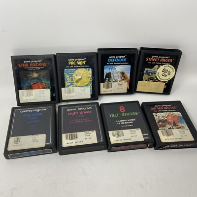 LOT OF 8 - Atari 2600 Game Program Lot | eBay