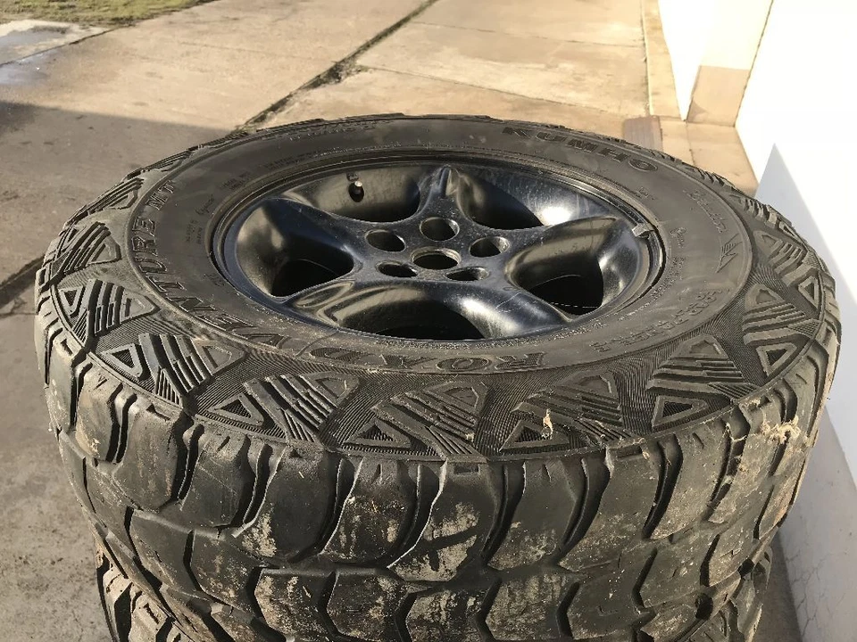 5x KOMPLETTRÄDER ALU KUMHO MT LT245/75 R16 120/116Q FÜR JEEP GRAND ZG 5,9L - Bild 2 von 4