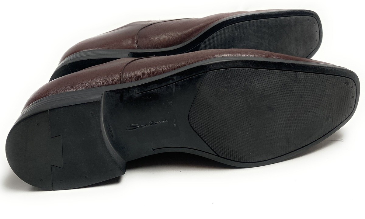 Santoni Mens Casual Dress Shoes Cardova Leather Italian Slip On Loafer Size 11D Amazon.com | Alberto Fellini Santoni Men main image 3