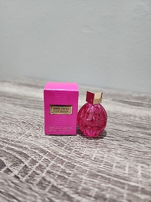 JIMMY CHOO ROSE PASSION EAU DE PARFUM MINI BOTTLE SPLASH 4.5 ML / 0.15 FL OZ NEW