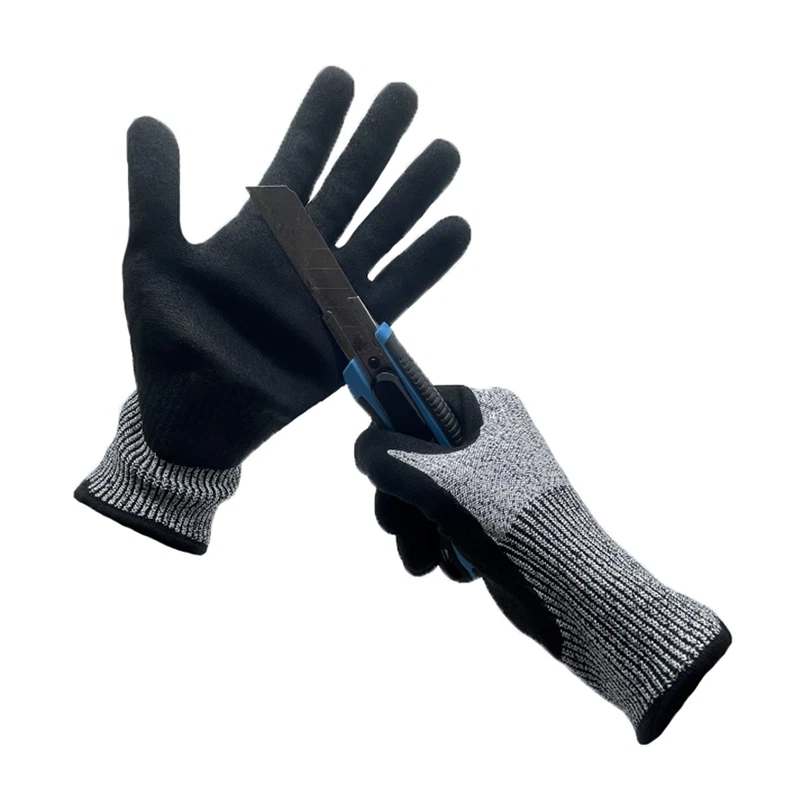 Protective Cut Resistant Gloves Level 5 Certified Safety Meat Cut