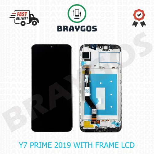 Pour Huawei Y7 Prime 2019 DUB-LX1 ensemble écran LCD avec cadre noir - Photo 1/3
