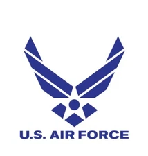 US AIR FORCE #2 USAF Decal Sticker Military Jet Plane Wing Wings Car Truck SUV