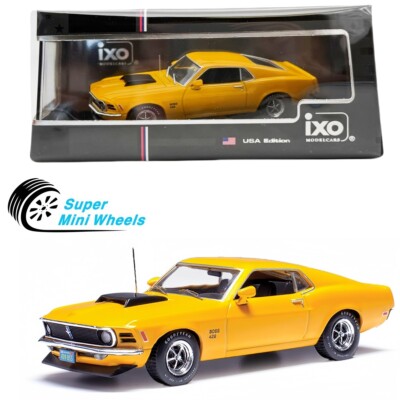 IXO Models 1:43 1970 Ford Mustang Boss 429 - Bright Yellow | eBay