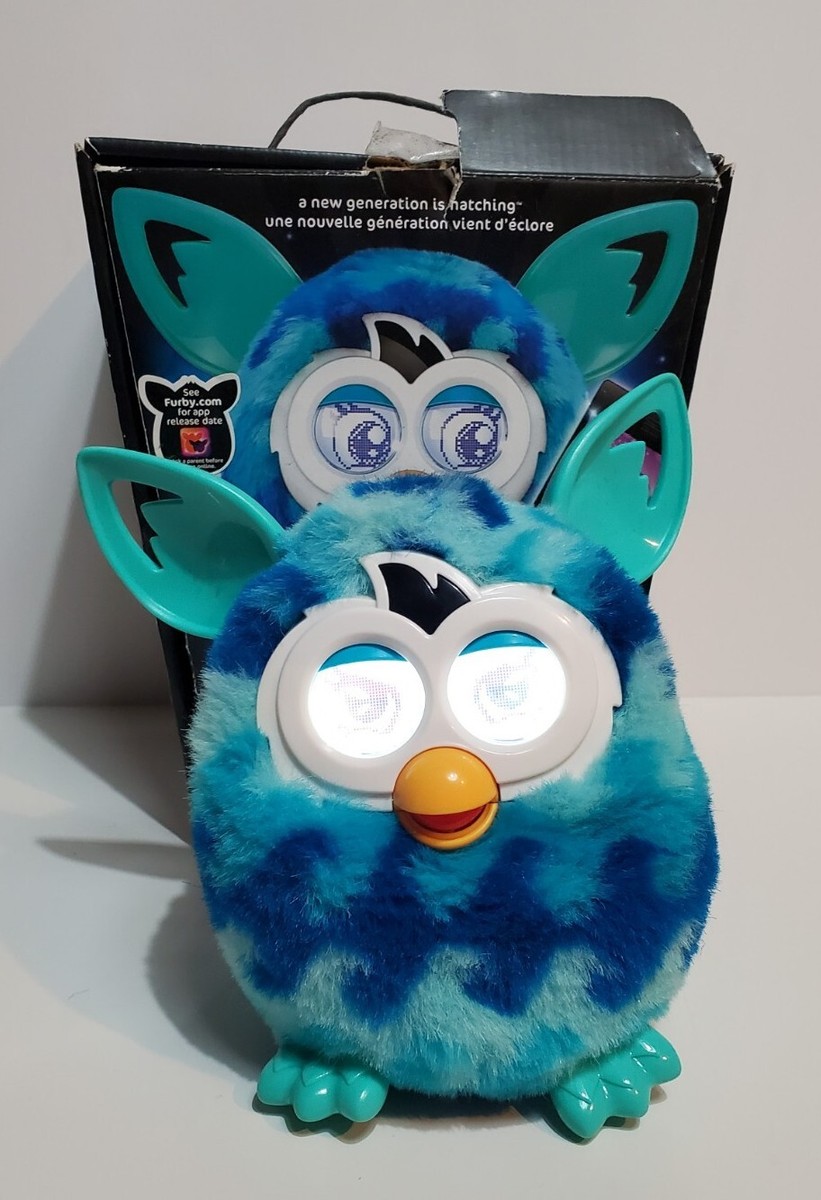 FURBY BOOM Blue Waves Hasbro 2013 WORKS with Box See details