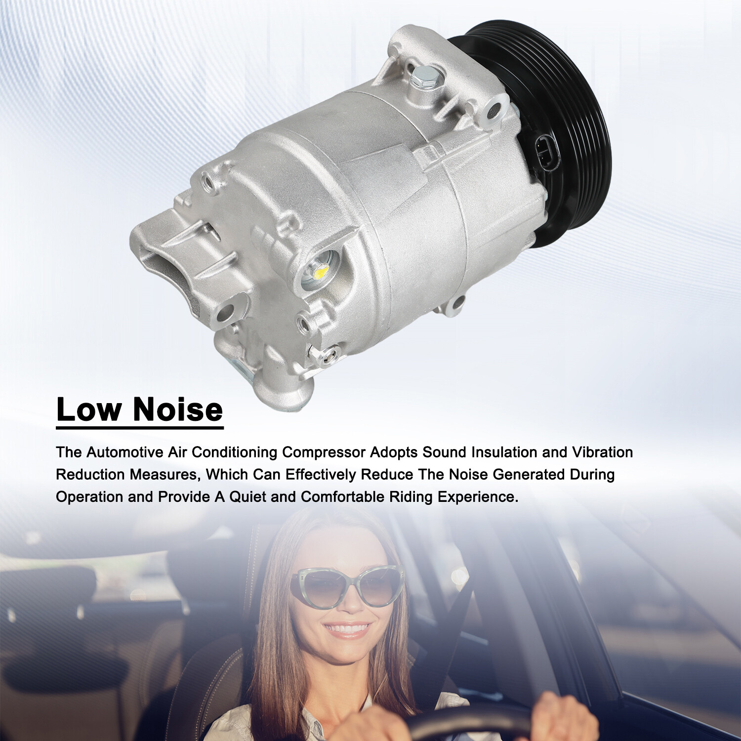 A/C Air Conditioning Compressor for 2010 2011 Maserati GranTurismo Quattroporte