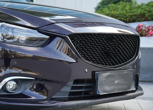 Fit For Mazda 6 2014-2016 Black Car Front Bumper Honeycomb Look Grille Mesh  - Picture 7 of 8