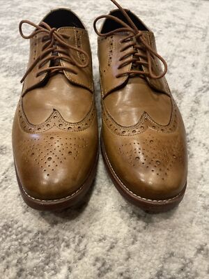 EUC Rockport Men 13 Wingtip Oxford Leather Tie Dress Shoe  display picture 3