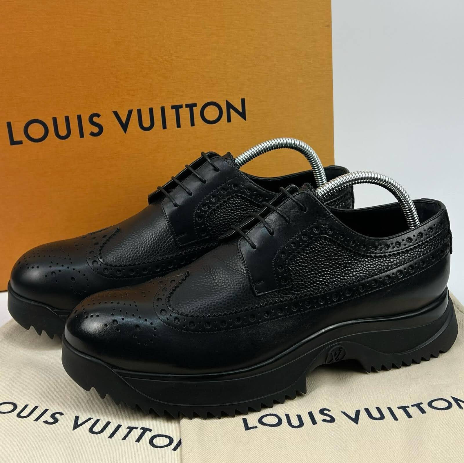 Louis Vuitton derby brogue chunky sole 