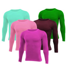 Men's Long Sleeve Compression Shirts Workout Quick Dry Base Layer Tops T-Shirt