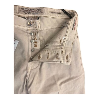 JACOB COHEN STYLE 688 ホワイトパンツ Jacob Cohen J610 Men's 5 Pocket Jeans Pants Cream White Ecru