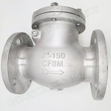 FNW 3" Class 150 Stainless Flanged Swing Check Valve Figure 471AM 275 PSI NEW