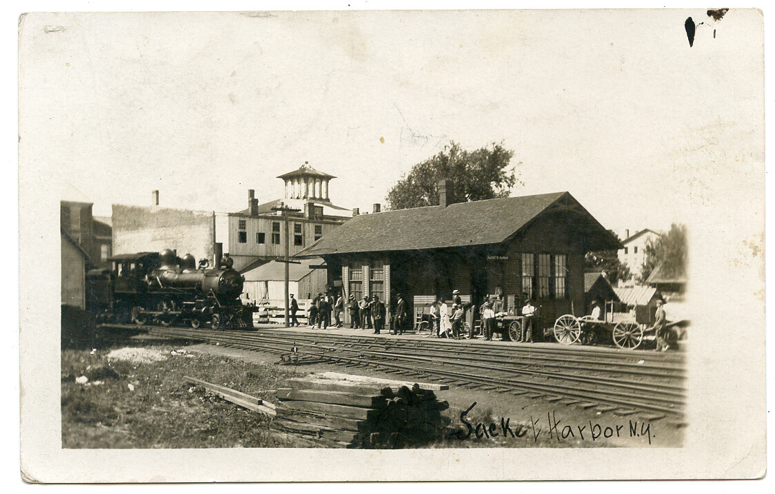 RPPC NY Sackets Harbor Railroad Station Depot Jefferson County eBay