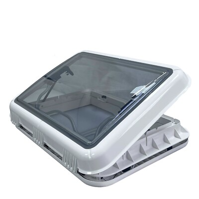 Sky Max LED Licht Kristall Kuppel Dachentlüfter 820x620 Duschluke für Camper Wohnwagen