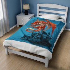 L'AMOUR DE SOI Dragon's Embrace Plush Blanket