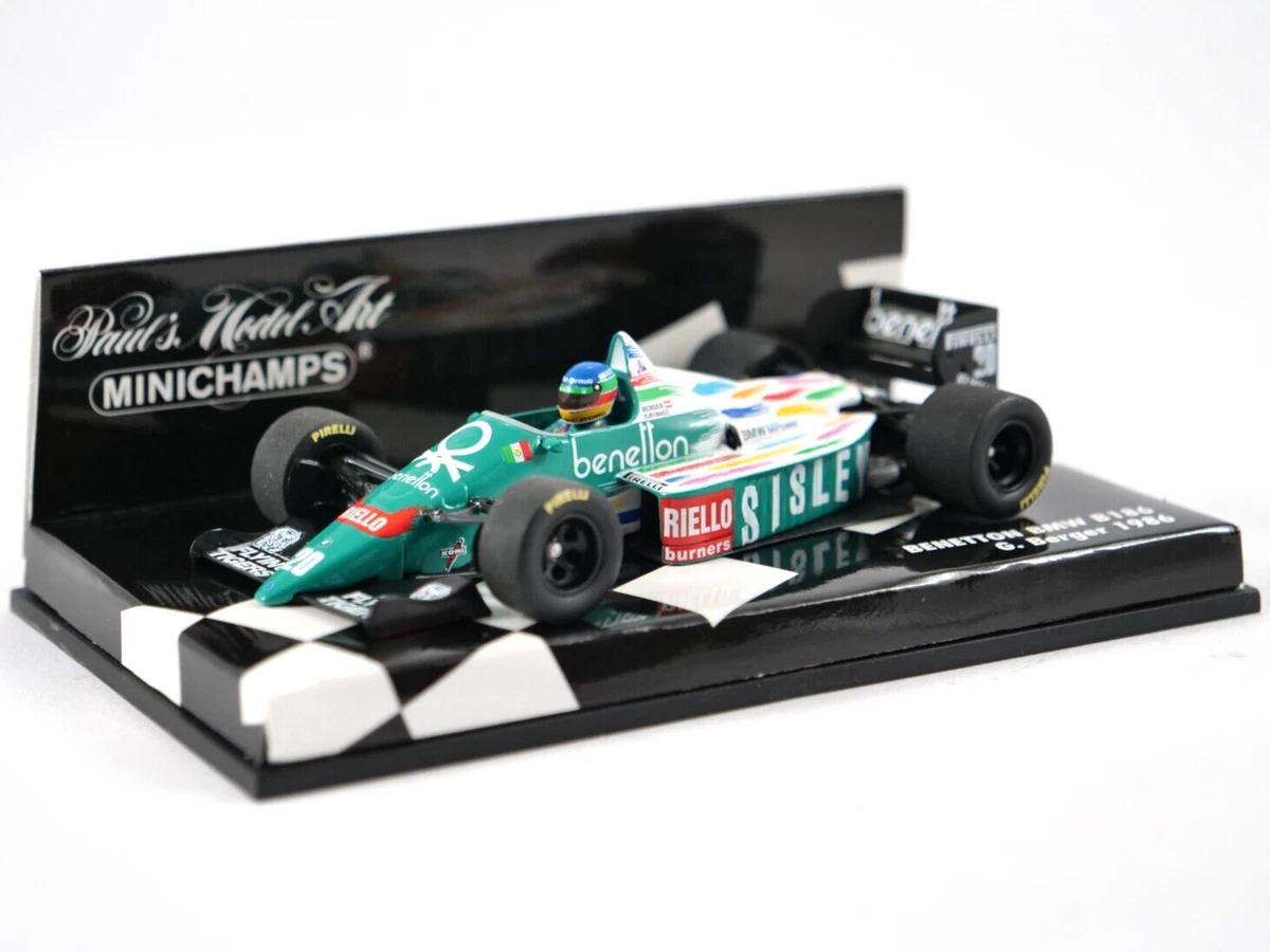 超希少！1/43 PMA BENETTON BMW B186 ベルガー 1/43 Pma Benetton Bmw B186 G Berger 1986 Minichamps Out Of