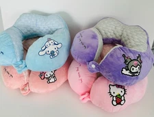 Hello Kitty & Friends Travel Neck Pillows, Contoured/Ergonomic Support, New