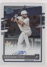 2020 Panini Donruss Optic Rated Rookie Signatures Abraham Toro #RRS-AT Auto 0o6v