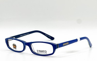 NEW D'AMATO EYEWEAR DK221 BLUE AUTHENTIC EYEGLASSES 45-15