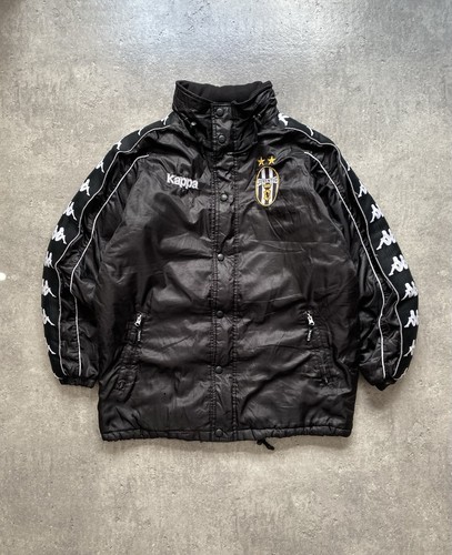 Chaqueta acolchada Kappa Juventus 1998/99 de colección negra GARA Pro Equipment | Talla M