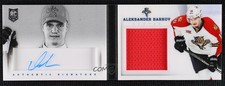 2013-14 Panini Playbook First Round Edition Booklet Aleksander Barkov Auto 7j5