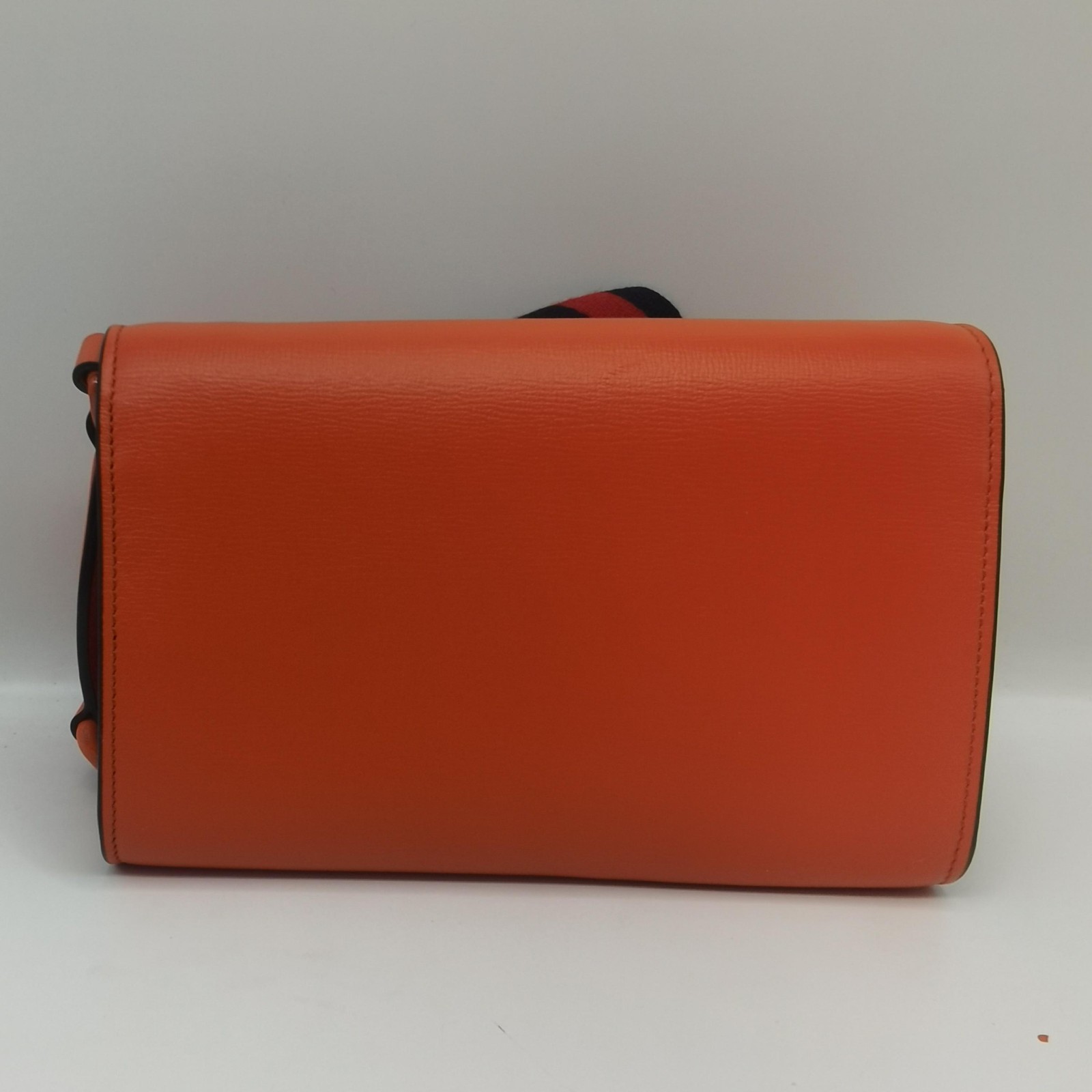 Gucci Horsebit 1955 Enamel Mini Shoulder Bag - Orange - ## image 4