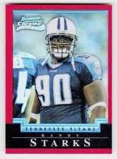 2004 Bowman Chrome #143 Randy Starks Red Refractors #/210