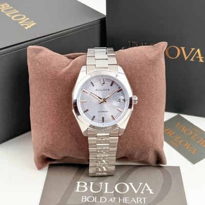 Bulova Surveyor 96B469 Automatic Light Blue Dial Men's Steel