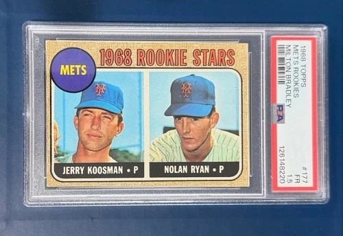1968 Topps #177 Milton Bradley Mets Rookie Stars PSA 1.5 FR Nolan Ryan RC