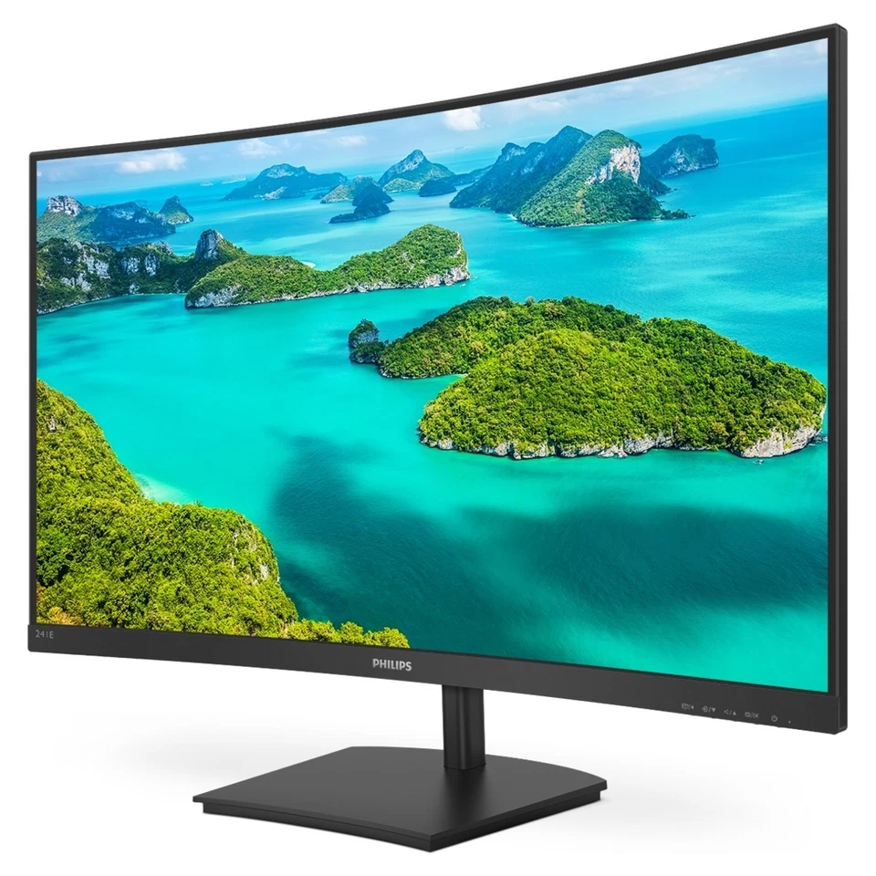 Philips 241E1SCA Curved Monitor - VA, AMD FreeSync, Lautsprecher - Bild 3 von 4