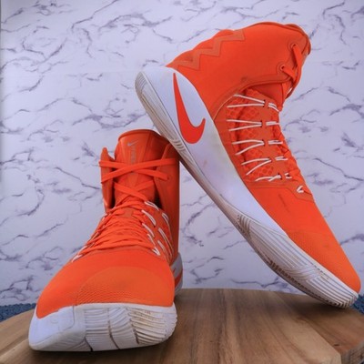 Nike Hyperdunk 2016 Orange Blaze White Hi Basketball Shoes authentic Men Sz 17.5